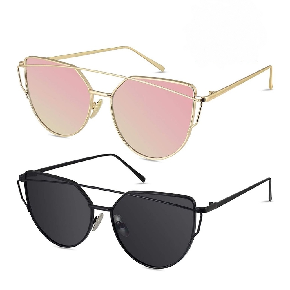 Livhò Cat Eye Sunglasses Metal Frame